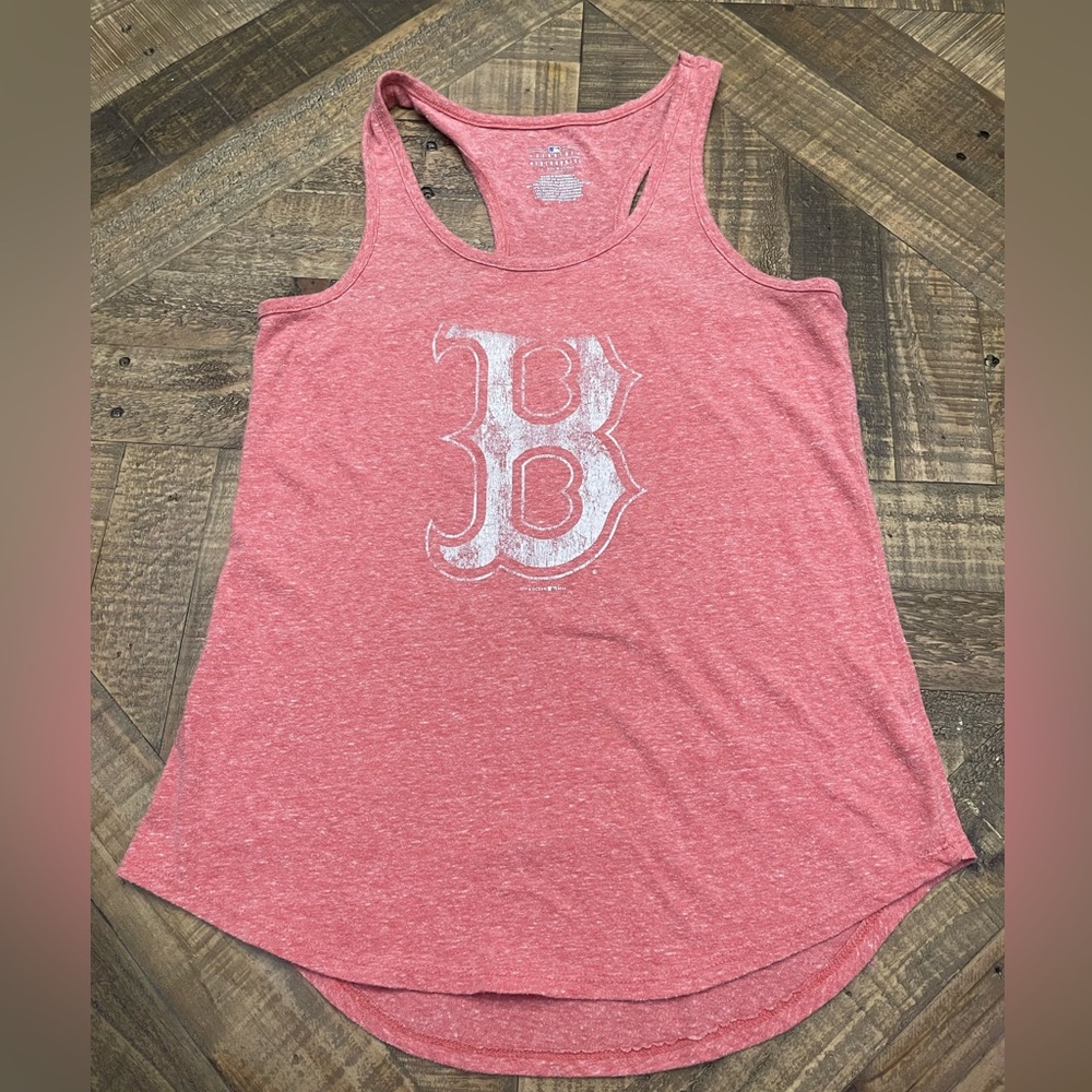 Boston Red Sox racerback tank top from the MLB-5th & Ocean brand